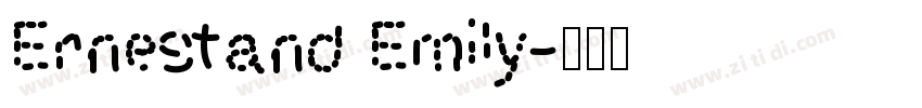 Ernestand Emily字体转换